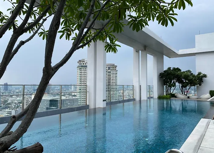 Contemporary High-rise 2br - Ultra Fast Wifi - Sathorn Bangkok